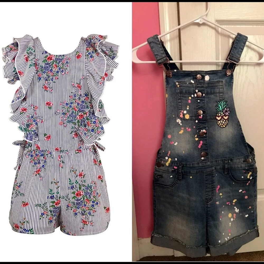 Girls Jumper and Overalls (Name Brand)
